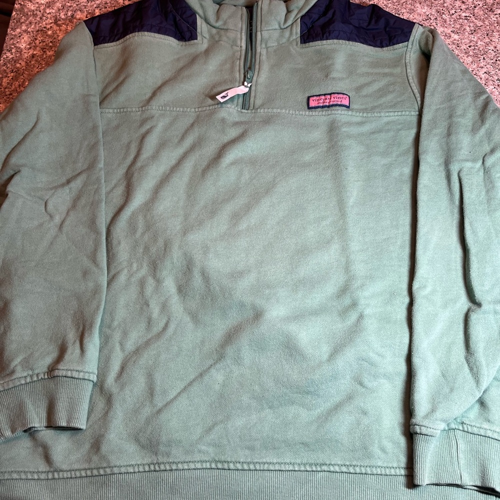 Vineyard Vines by Shep & Ian Martha’s Vineyard 1/4 zip Size Mens L Sweater